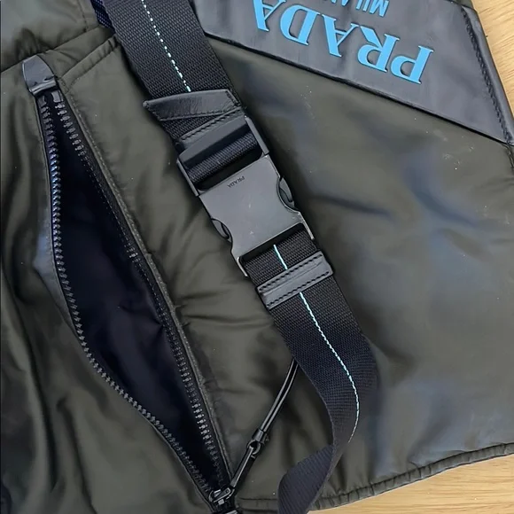 Prada Men's Black Messenger Bag
